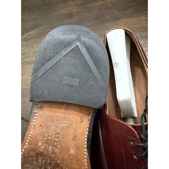 Allen Edmonds 8 C Park Avenue Burgundy EUC Leather Soles $450 USA Made main image 9